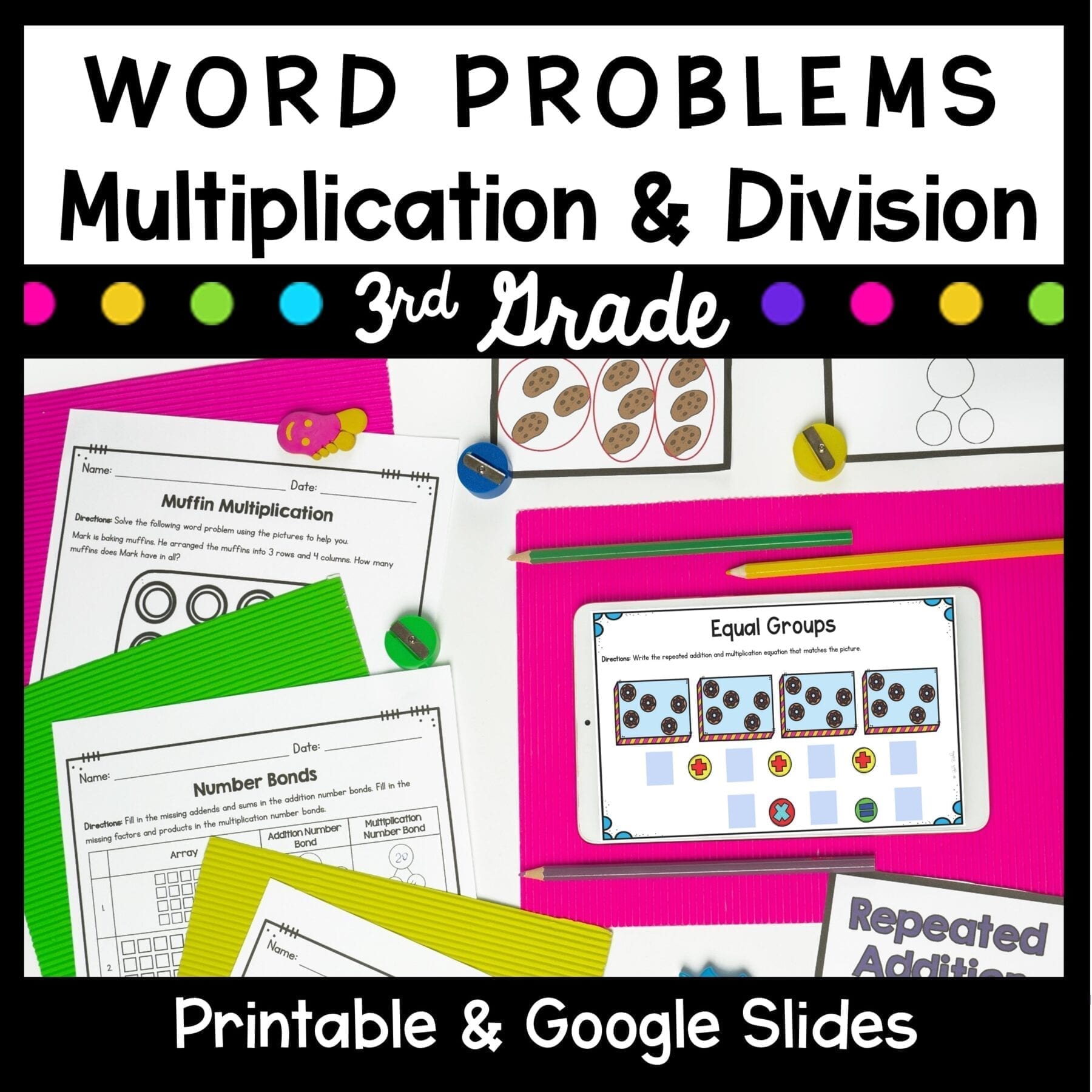 Multiplication Division Word Problems With Google Slides Distance Learning Common Core Kingdom